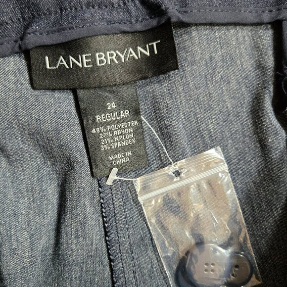 Lane Bryant NWT The Sophie Straight Fit Bootcut Pants Dark Blue Sexy Stretch - Picture 6 of 9